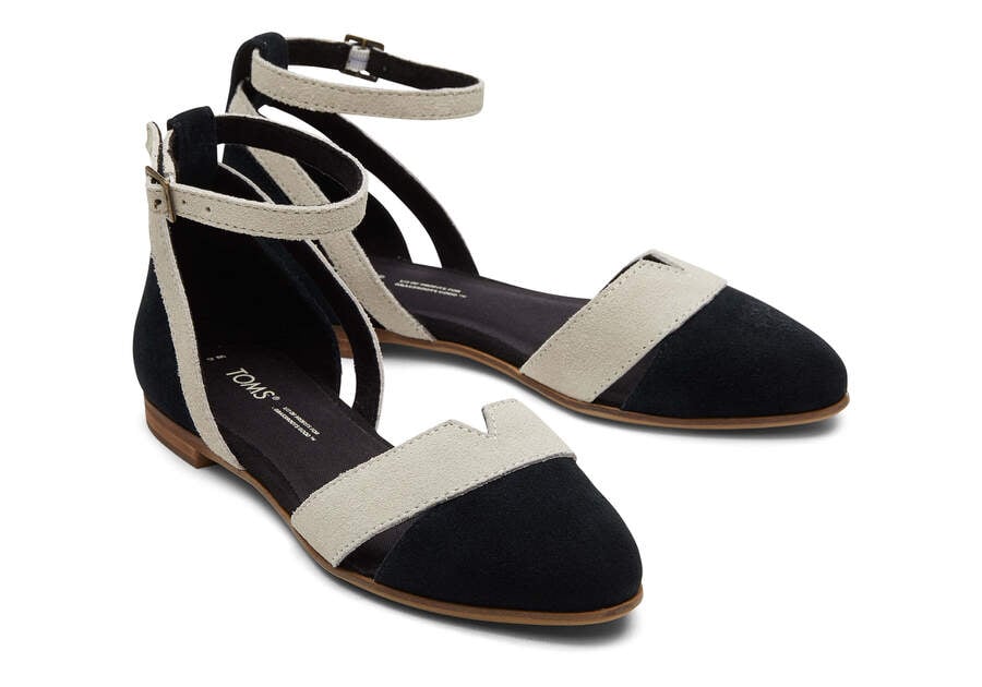 Zapatos Planos Toms Juliannah Planos Mujer Negras Argentina | AR491-838