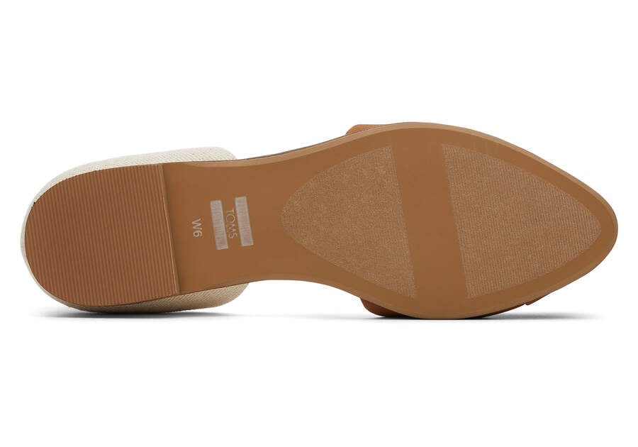 Zapatos Planos Toms Jutti D'Orsay Planos Mujer Marrones Beige Argentina | AR798-295