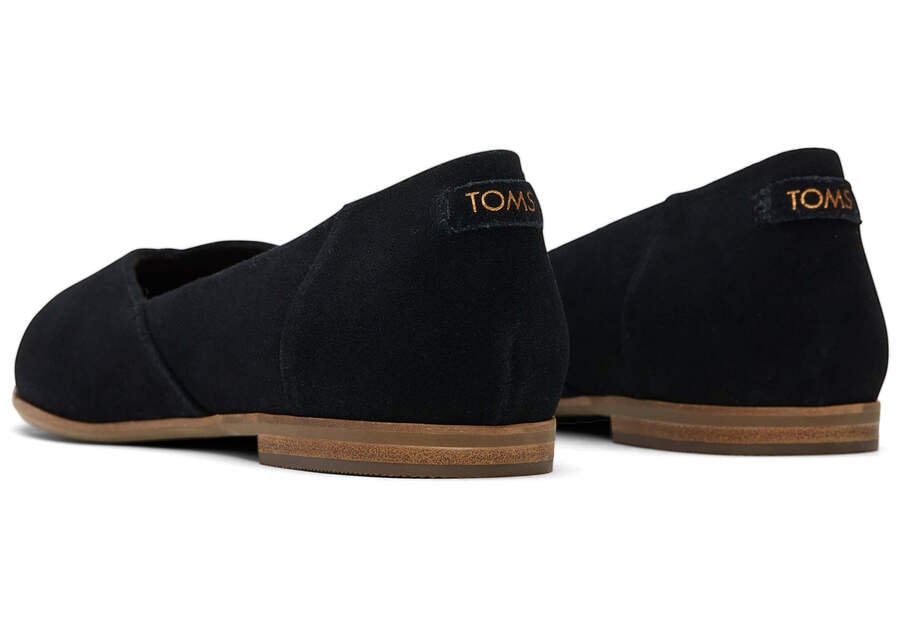 Zapatos Planos Toms Jutti Neat Planos Mujer Negras Argentina | AR083-226