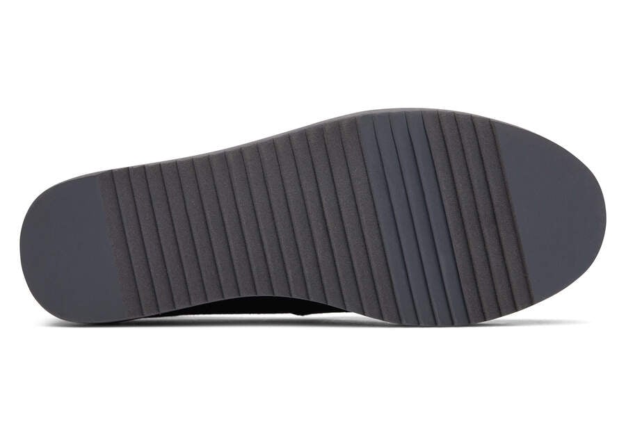 Zapatos Plataforma Toms Alpargata Midform Alpargata Mujer Negras Argentina | AR202-742