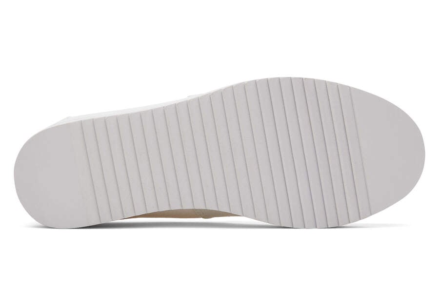 Zapatos Plataforma Toms Alpargata Midform Alpargata Mujer Blancas Argentina | AR232-333