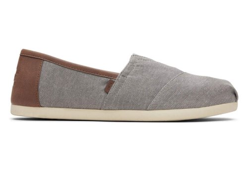 Alpargatas Toms Alpargata Sintetico Trim Hombre Gris Argentina | AR719-670