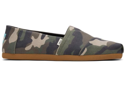 Alpargatas Toms Alpargata Woodland Camo Hombre Verde Camuflaje Argentina | AR393-847