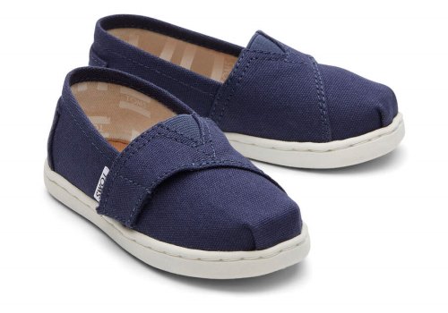 Alpargatas Toms Tiny Alpargata Lona Niños Azul Marino Argentina | AR688-084