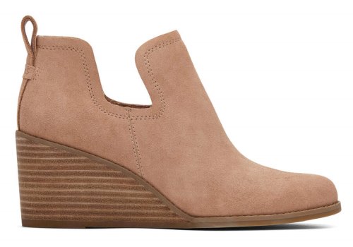 Botines Toms Kallie Wedge Bootie Mujer Marrones Argentina | AR506-327