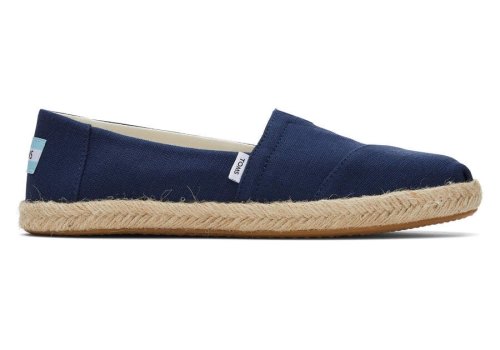 Espadrilles Toms Alpargata Recycled Algodon Rope Alpargata Mujer Azul Marino Argentina | AR683-340