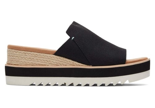 Sandalias Toms Diana Mule Sandal Mujer Negras Argentina | AR550-943