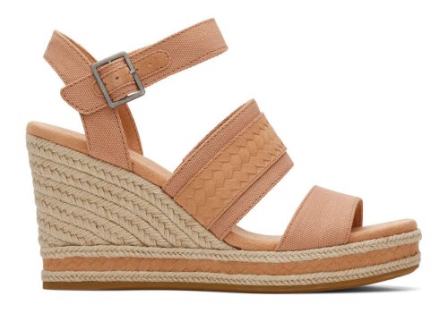 Sandalias Toms Madelyn Wedge Sandal Mujer Beige Argentina | AR279-211