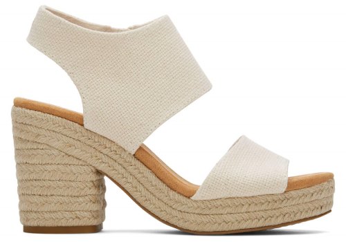 Sandalias Toms Majorca Rope Plataforma Sandal Mujer Beige Argentina | AR692-199