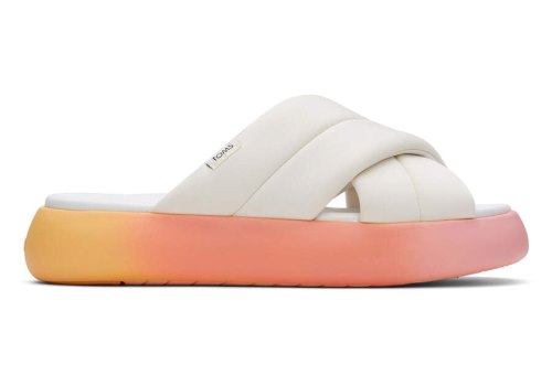 Sandalias Toms Mallow Crossover Mujer Blancas Argentina | AR328-092