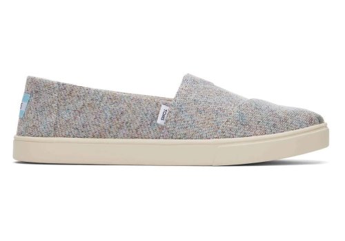 Slip On Toms Alpargata Cupsole Slip On Mujer Gris Claro Metal Argentina | AR175-249