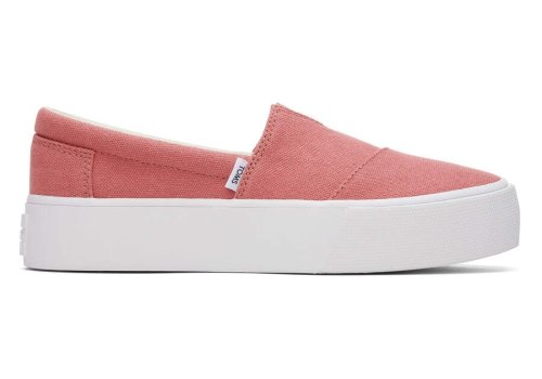 Slip On Toms Fenix Plataforma Mujer Rosas Argentina | AR712-475