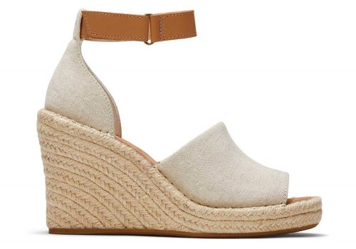 Tacones Toms Marisol Wedge Heel Mujer Beige Argentina | AR640-429