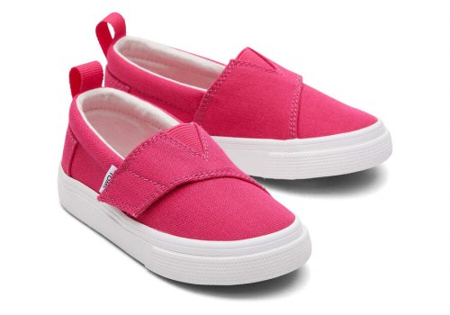 Zapatillas Toms Tiny Fenix Slip-On Lona Niños Rosas Oscuro Argentina | AR940-245