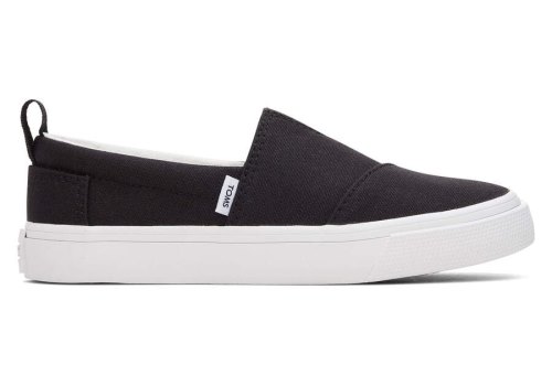 Zapatillas Toms Youth Fenix Slip-On Lona Niños Negras Argentina | AR848-178